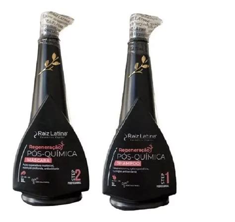 Kit Regeneração Pós Quimica Raiz Latina 2x1000ml Parcelamento sem juros