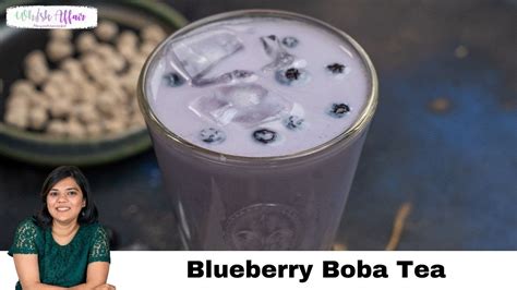 Blueberry Boba Tea Recipe Youtube