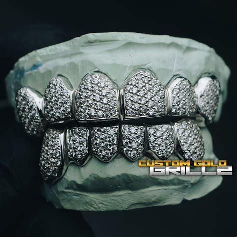 Buy Natural Diamond Grillz - Custom Gold Grillz