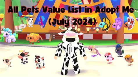 All Pets Value List In Adopt Me July 2024 Youtube