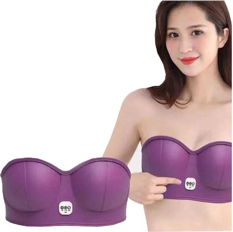 Hhygr 40° Constant Temperature Breast Enhancer Massage Bra Electric Chest Massager