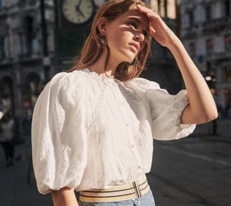 Sezane Anton Shirt Women S Fashion Tops Blouses On Carousell