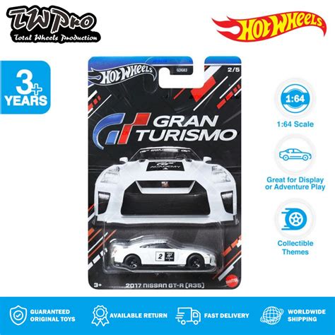 Jual Hot Wheels Reguler Gran Turismo 2024 2017 Nissan GT R R35 TWPro Shopee Indonesia