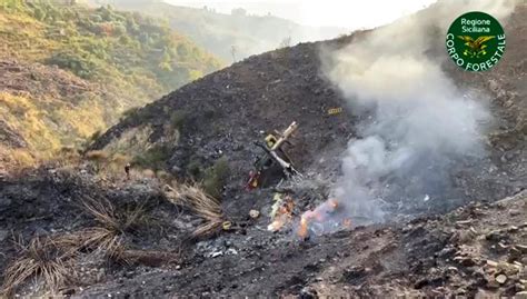 Canadair Precipita Sull Etna Gli Attimi Prima Dello Schianto Il