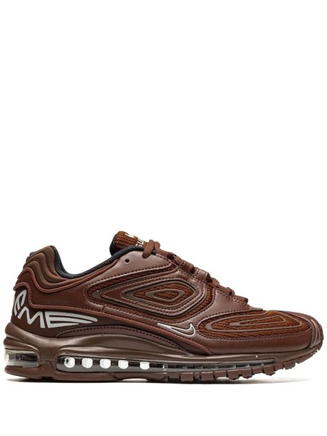 Nike X Supreme Air Max 98 TL Brown Sneakers Brown FARFETCH UK