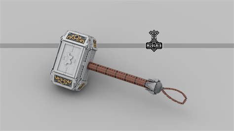 Lego Moc Thors Hammer Mjolnir By Kopeszku Rebrickable Build With