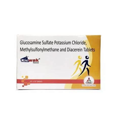 Diacerein 50mg Glucosamine Sulfate Potassium Chloride Methyl