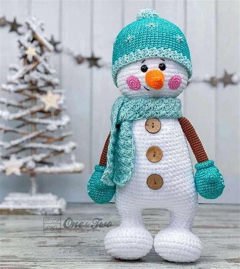 Snowman Crochet Pattern Collection - GoldenLucyCrafts