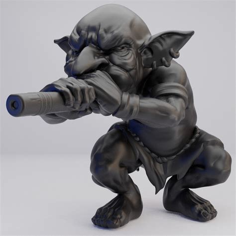 Hot Goblin ジャングルゴブリンG ミニチュア ホットゴブリン 部族風 吹き矢