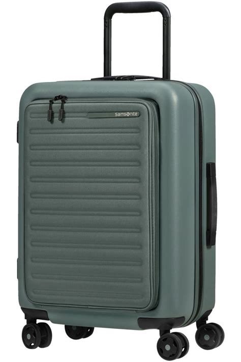 Samsonite StackD Handgepäckkoffer S 55cm forest grün erweiterbar Easy