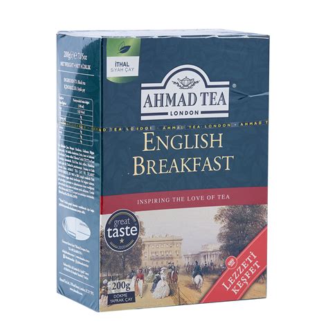 Ahmad Tea English Breakfast Siyah D Kme Ay G Macroonline