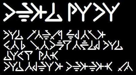 Malurian Language Language Star Trek Universe Writing