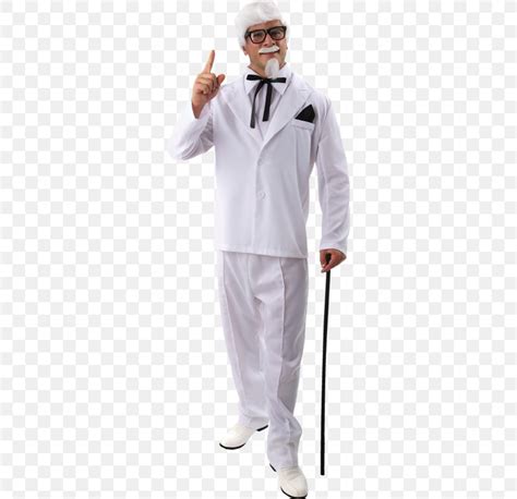 Colonel Sanders Kfc Costume Party Fried Chicken Png 500x793px