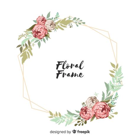 Premium Vector Floral Frame