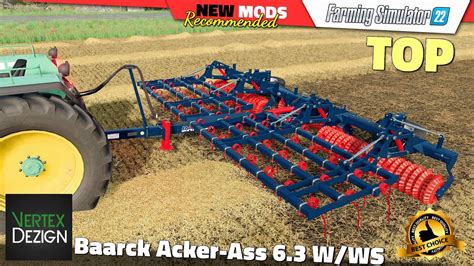 Fs Baarck Acker Ass W Ws By Vertexdezign Farming Simulator New Mods Review K
