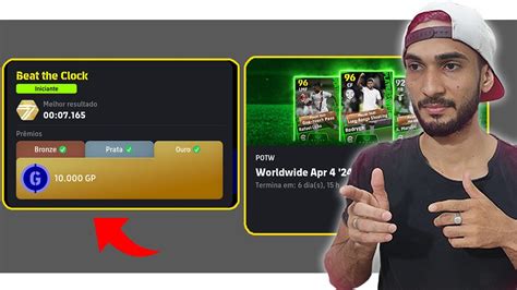 Evento NOVO Beat The Clock e Rodrygo 100 ímpeto no eFootball 24