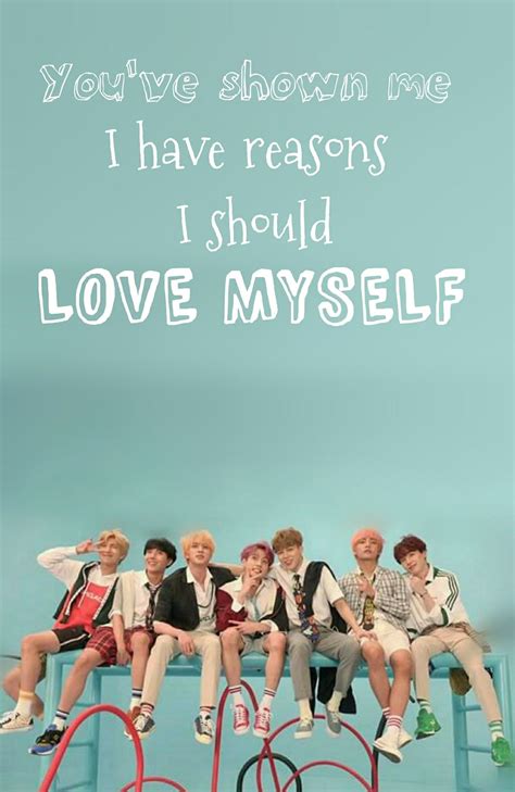 Bts Wallpaper Quote From Answer Love Myself Taetae Bts Lyric Bts