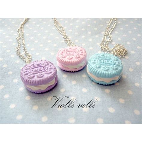 Pastel Oreo Necklace 6 Liked On Polyvore Featuring Jewelry