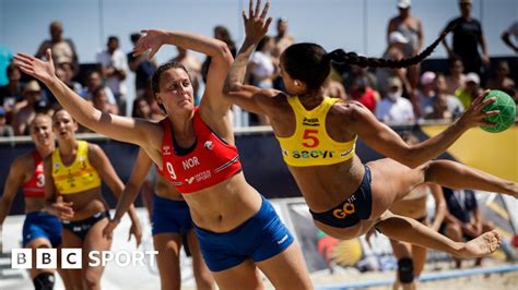 European Beach Handball Championships Norway Hit With Euros Bikini Fine Bbc Sport