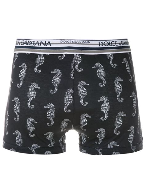 Dolce Gabbana Cueca Boxer Estampada Farfetch