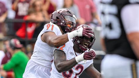 Virginia Tech Football Antwaun Powell Ryland Ties Hokies Single Game Sack Record