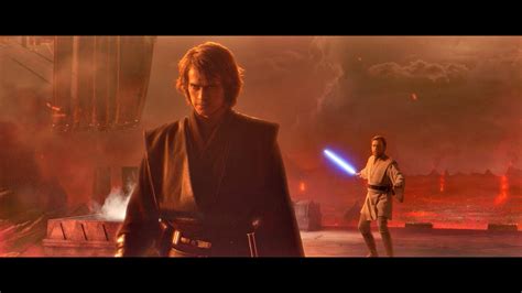 Obi Wan Vs Anakin Fight Scene Part 1 Star Wars Revenge Of The