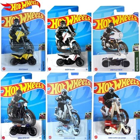 Hot Wheels Motocicleta BMW DUCATI DesertX HONDA SUPER CUB Modelo Personalizado BAD BAGGER