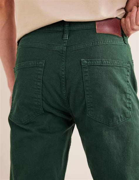 Garment Dye 5 Pocket Trousers Palm Leaf Boden EU