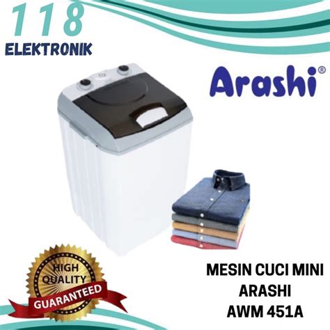 Jual Mesin Cuci Portable Mesin Cuci Mini Arashi Kg Awm A