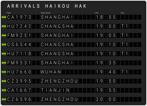 Haikou Airport Arrivals [HAK] Flight Schedules & HAK arrival