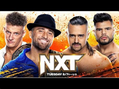 Tony D Angelo Stacks Vs Angel Garza Humberto Carrillo Wwe Nxt