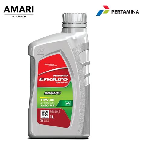 Jual Pertamina Oli Motor Enduro Matic Sae W Ltr Shopee Indonesia