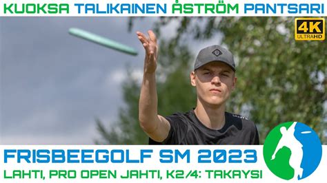 Frisbeegolf SM 2023 K2T9 Kristian Kuoksa Teemu Talikainen Samu