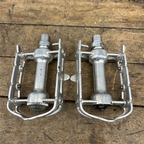 Vintage Campagnolo Pedals Gran Sport Grand Quill Campy Gs Eroica