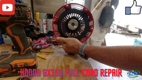 How To Replace Honda Pull Cord Mower Lawn Repair Cord Pull S