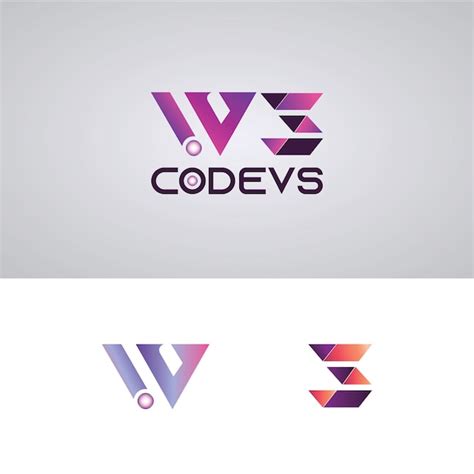 Premium Vector | W3 letter web modern logo business logo web3 gradient ...