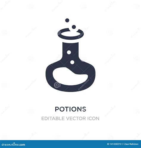 Potions Icon On White Background Simple Element Illustration From