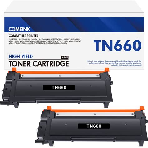 Tn High Yield Toner Cartridge Pack Black Compatible Toner