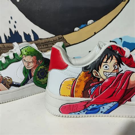 One Piece Luffy X Zoro Air Force Custom Daniel Customs