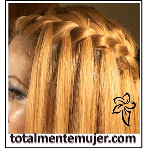 Trenza De Cascada Paso A Paso Totalmente Mujer