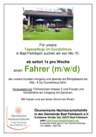 Aktuelles Und Informatives Aus Der Gemeinde Bad Feilnbach