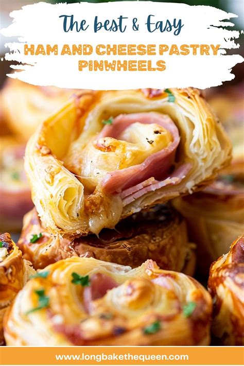 Ham And Cheese Pastry Pinwheels Recipe In 2024 Puff Pastry