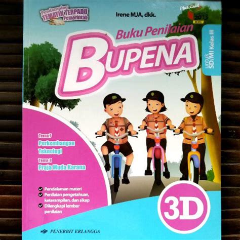 Jual BUKU BUPENA PENILAIAN PENDAMPING TEMATIK TERPADU SD MI KELAS 3A 3B