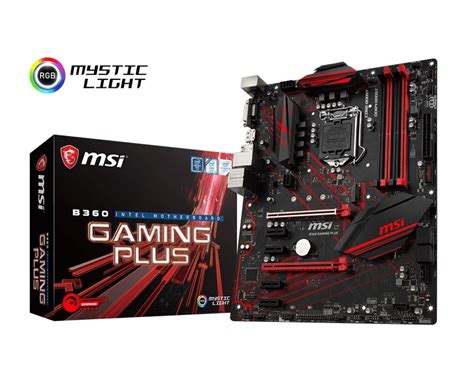 Msi B Gaming Plus Intel B Coffee Lake Lga Atx Desktop