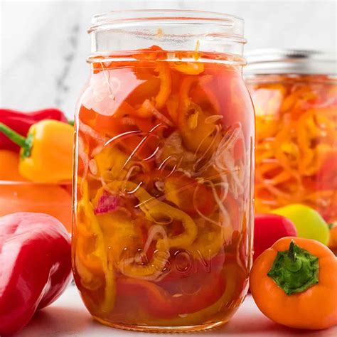 pickled bell peppers sweet pickled chili peppers theyre