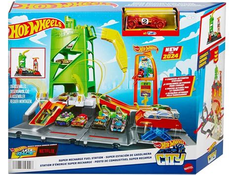 Hot Wheels City Esta O De Carga De El Ctricos Mattel Htn Juguetilandia