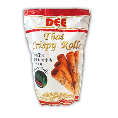 Thailand Dee Thai Crispy Rolls Pandan Flavour G Asia Grocery