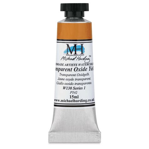 Michael Harding Artists Watercolor Transparent Oxide Yellow 15 Ml