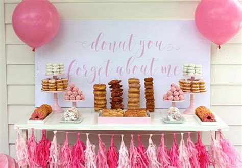 Donut You Forget About Me Backdrop By Bloom Etsy Graduation Party