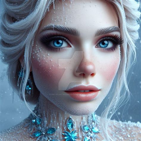 Frozen elsa portrait digital illustration by RebelsFantasyWorld on ...